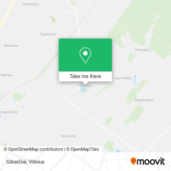 Карта Gibaičiai