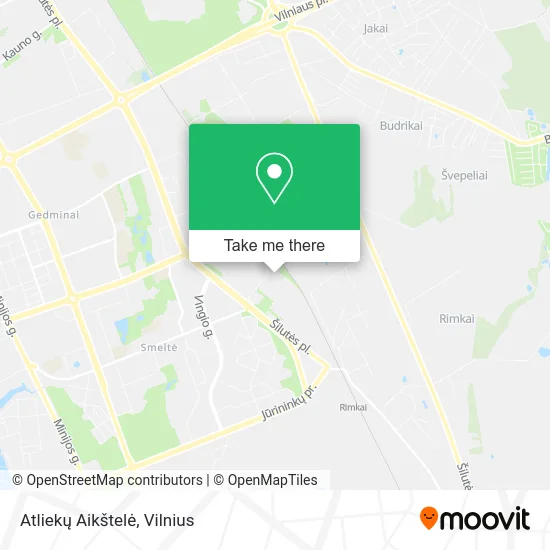 Карта Atliekų Aikštelė