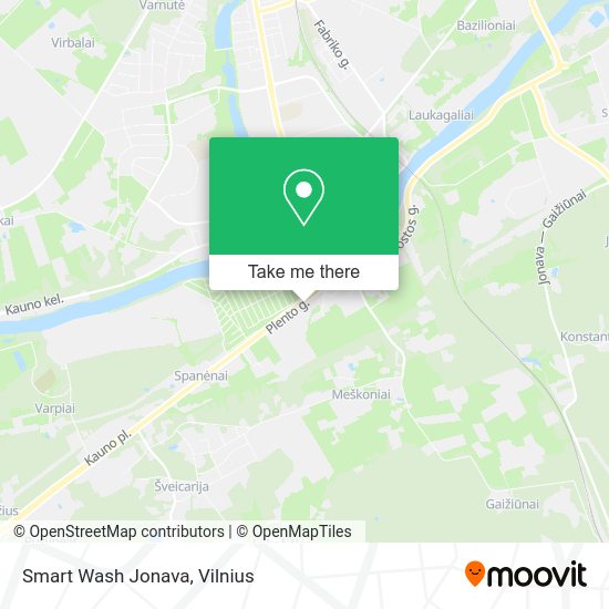 Карта Smart Wash Jonava