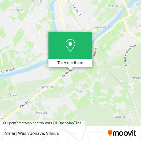 Карта Smart Wash Jonava