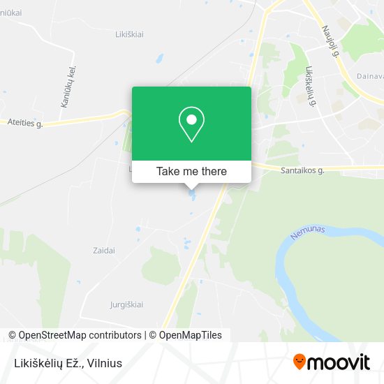 Карта Likiškėlių Ež.