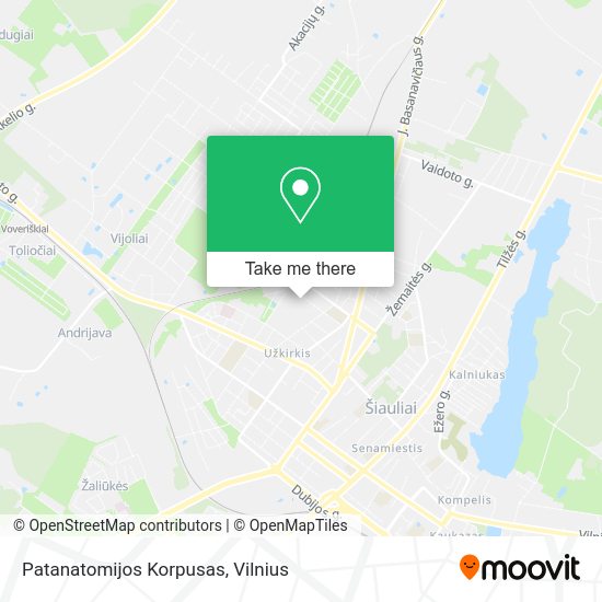 Карта Patanatomijos Korpusas