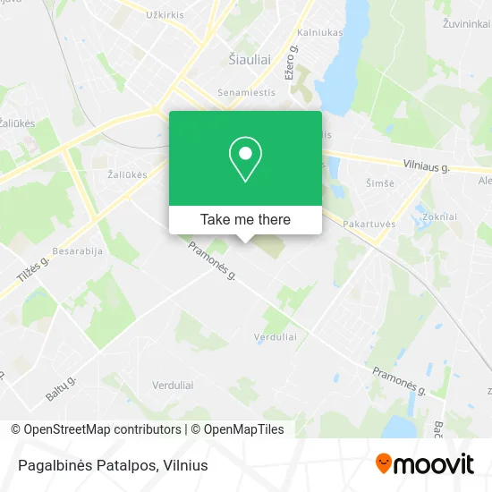 Карта Pagalbinės Patalpos