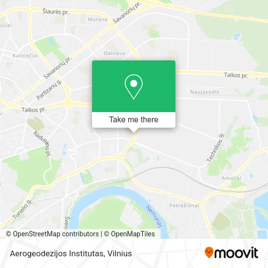 Карта Aerogeodezijos Institutas