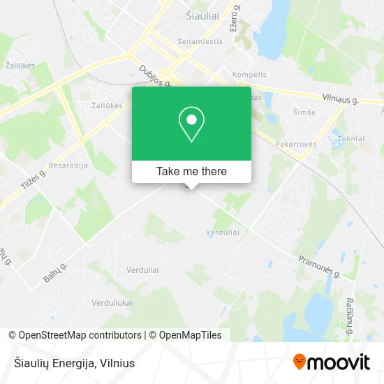 Карта Šiaulių Energija