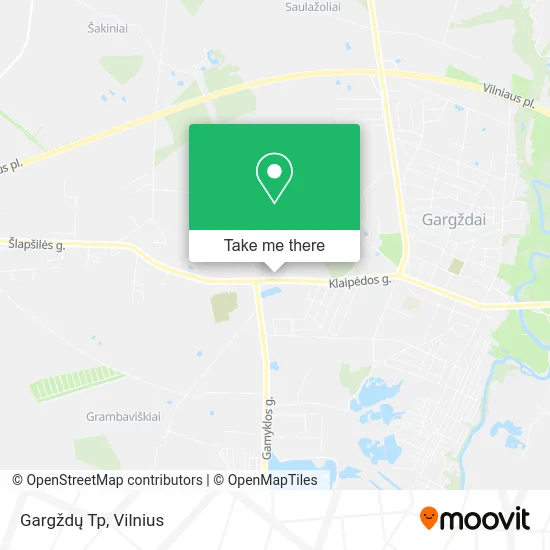 Карта Gargždų Tp