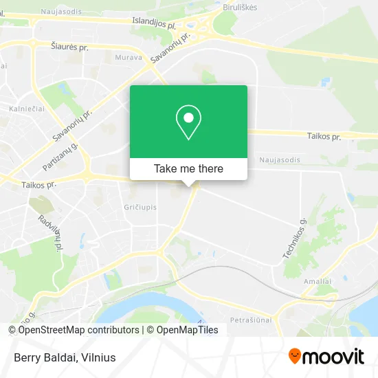 Карта Berry Baldai