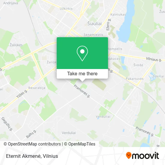 Карта Eternit Akmenė