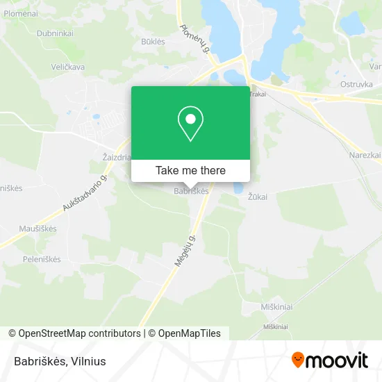 Карта Babriškės