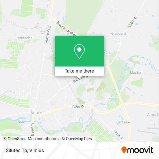Šilutės Tp map