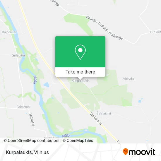 Карта Kurpalaukis