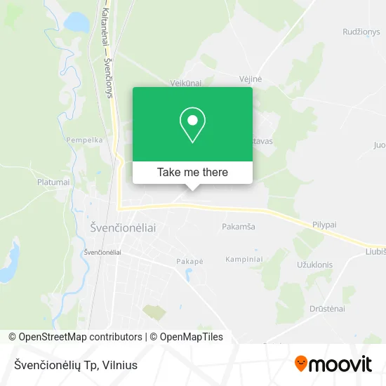 Карта Švenčionėlių Tp