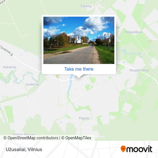 Карта Užusaliai