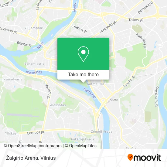 Карта Žalgirio Arena