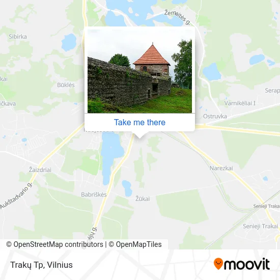 Карта Trakų Tp