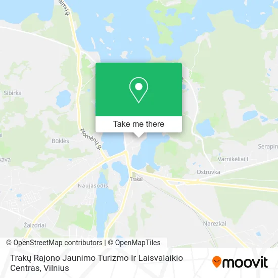 Карта Trakų Rajono Jaunimo Turizmo Ir Laisvalaikio Centras