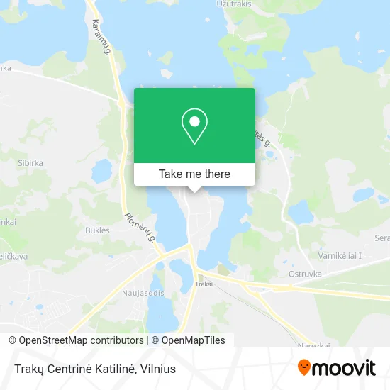 Карта Trakų Centrinė Katilinė