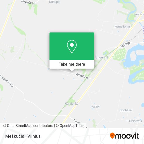 Карта Meškučiai