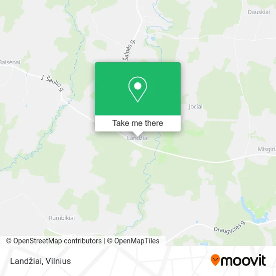 Landžiai map