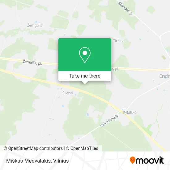 Карта Miškas Medvalakis