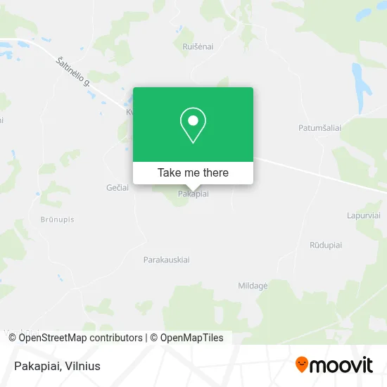 Pakapiai map
