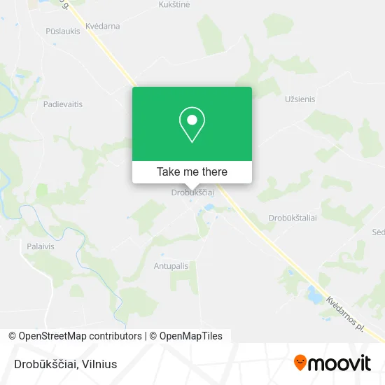 Карта Drobūkščiai