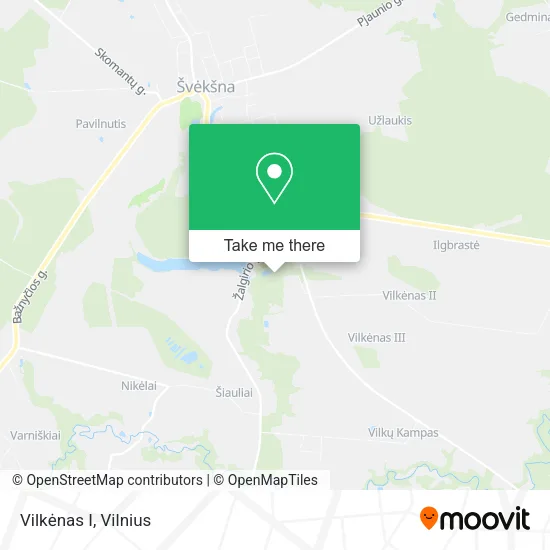 Vilkėnas I map