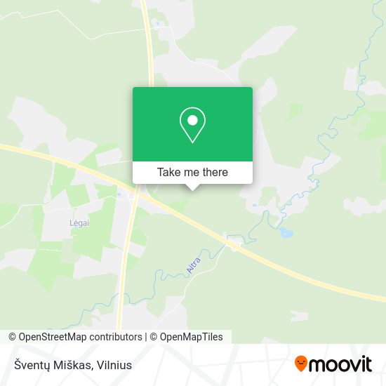 Карта Šventų Miškas