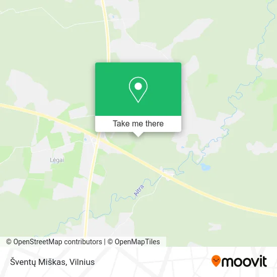 Карта Šventų Miškas