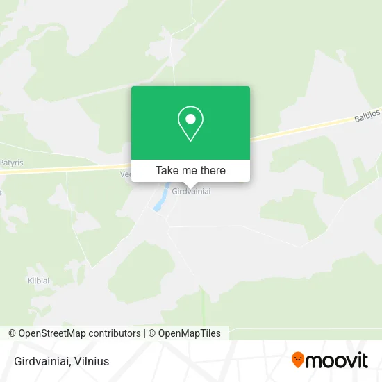 Карта Girdvainiai