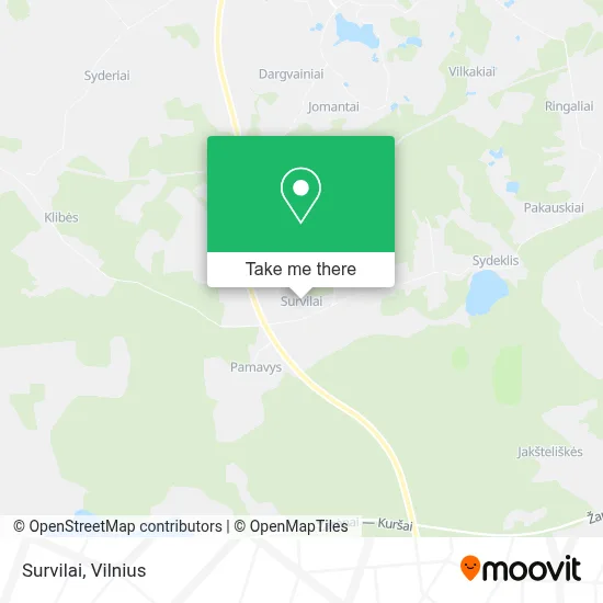Survilai map