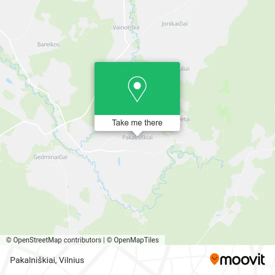 Карта Pakalniškiai