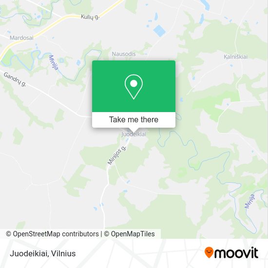 Карта Juodeikiai