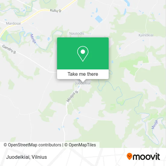 Карта Juodeikiai