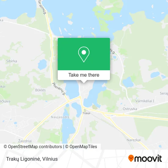 Карта Trakų Ligoninė