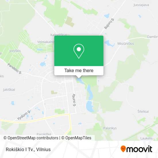 Карта Rokiškio I Tv.