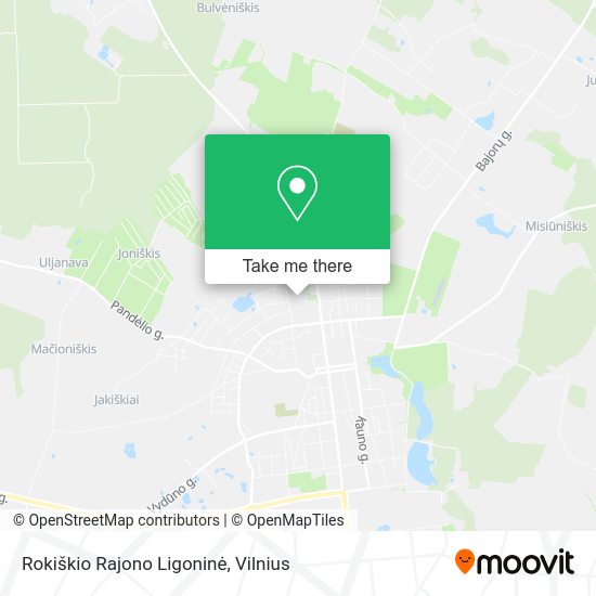 Карта Rokiškio Rajono Ligoninė