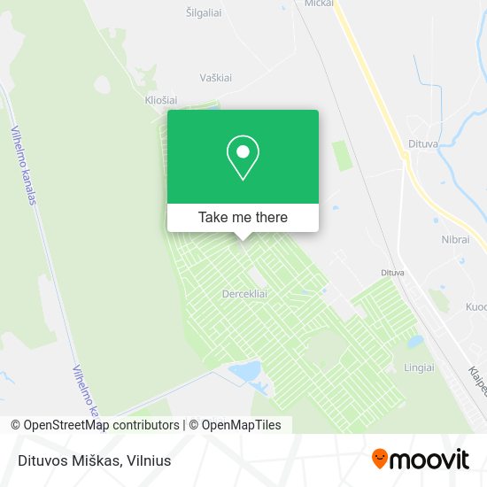 Карта Dituvos Miškas