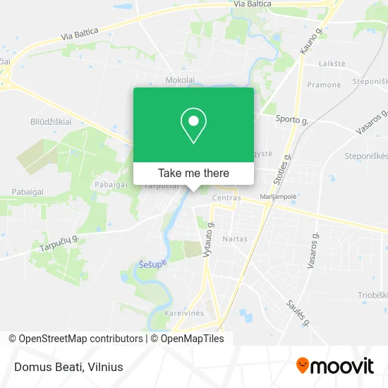 Карта Domus Beati