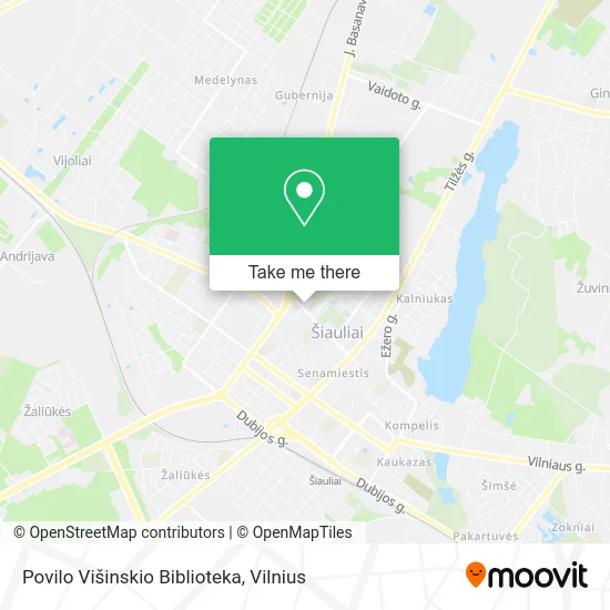 Карта Povilo Višinskio Biblioteka