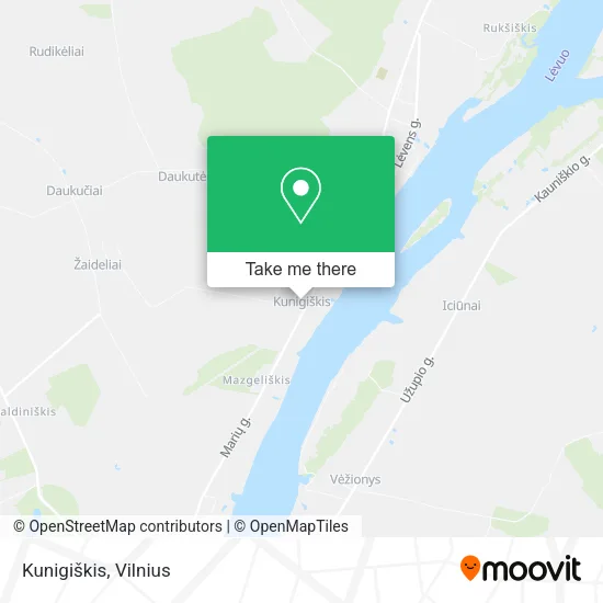 Карта Kunigiškis