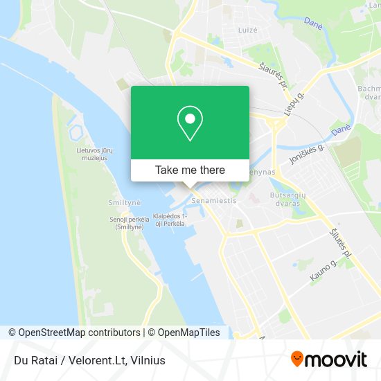 Карта Du Ratai / Velorent.Lt
