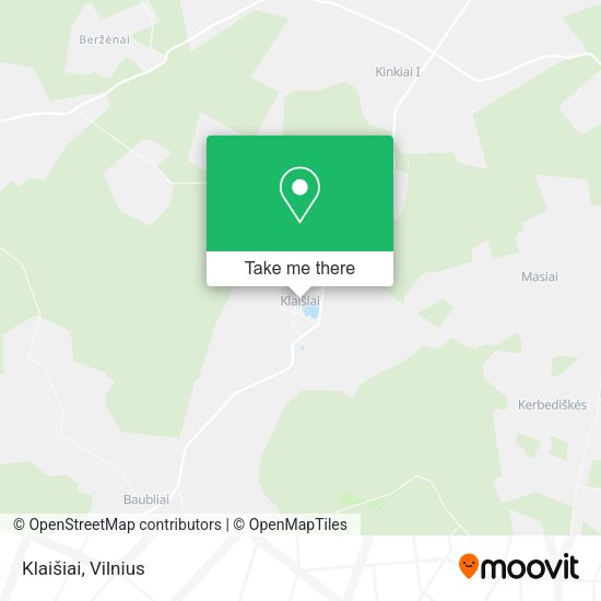 Карта Klaišiai