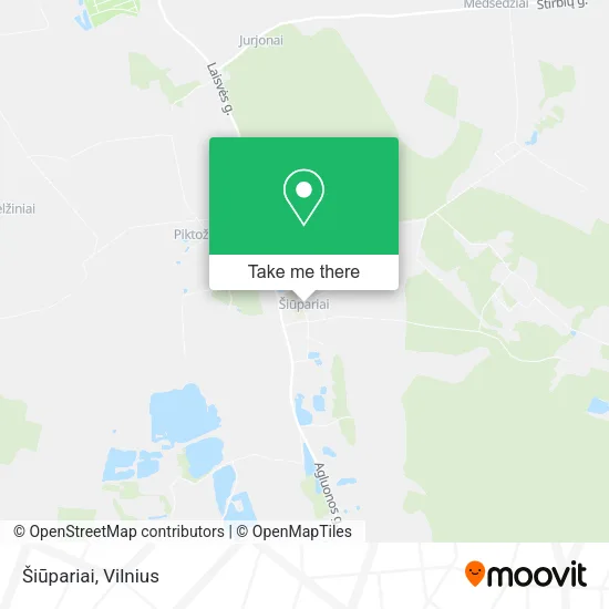 Карта Šiūpariai