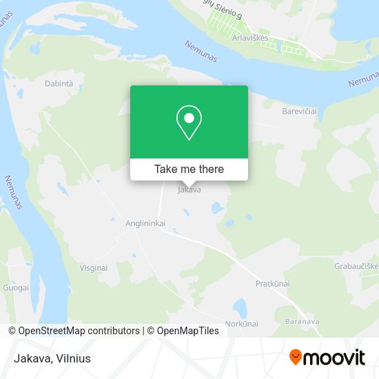 Карта Jakava