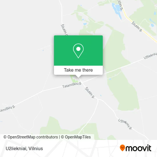 Карта Užliekniai