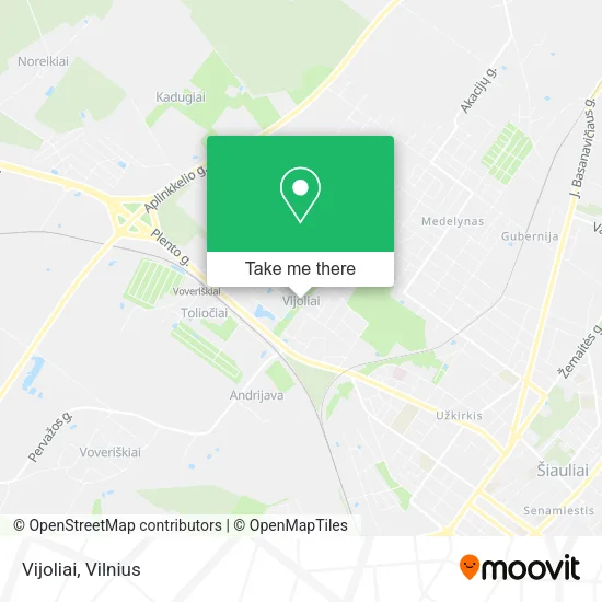 Карта Vijoliai