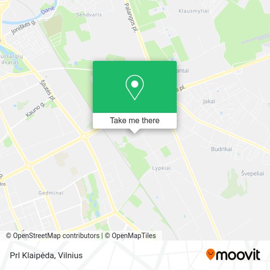 Карта Prl Klaipėda