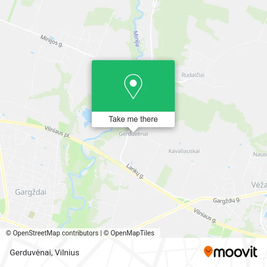 Карта Gerduvėnai
