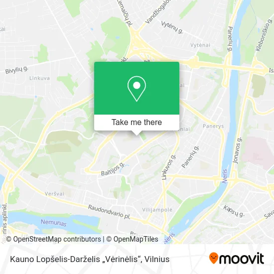 Карта Kauno Lopšelis-Darželis „Vėrinėlis“